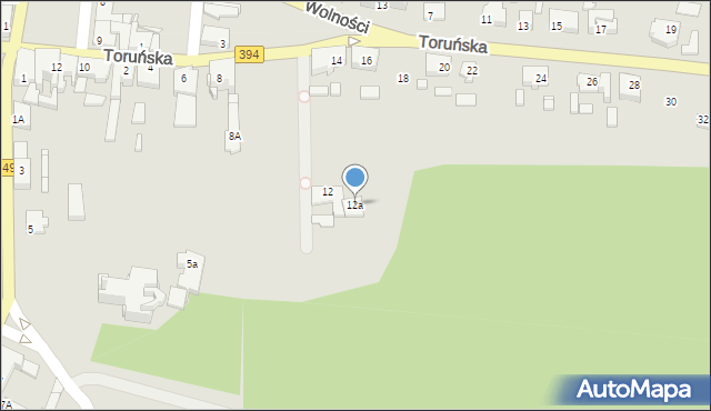Solec Kujawski, Toruńska, 12a, mapa Solec Kujawski