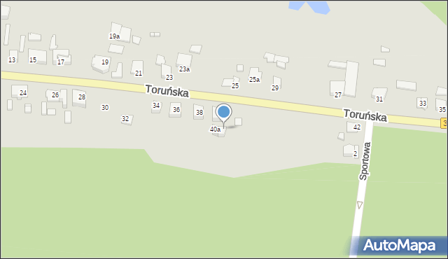 Solec Kujawski, Toruńska, 40c, mapa Solec Kujawski
