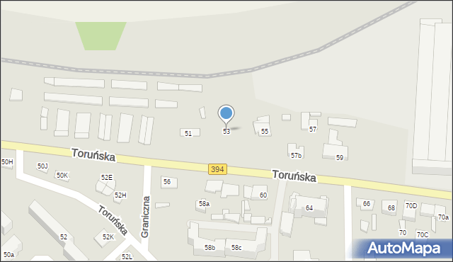 Solec Kujawski, Toruńska, 53, mapa Solec Kujawski