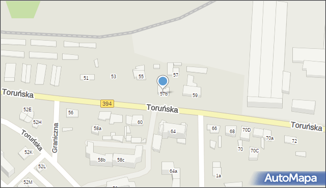 Solec Kujawski, Toruńska, 57b, mapa Solec Kujawski