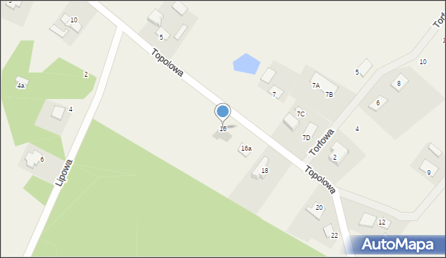 Stronno, Topolowa, 16, mapa Stronno