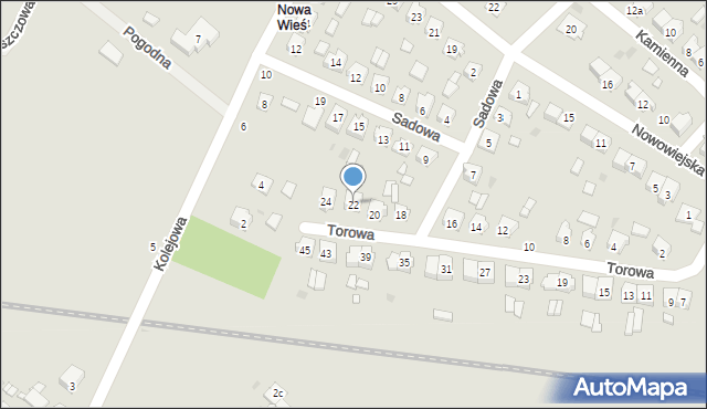 Strzelce Opolskie, Torowa, 22, mapa Strzelce Opolskie