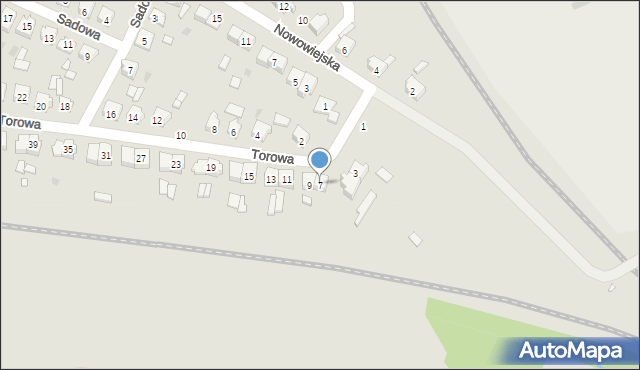 Strzelce Opolskie, Torowa, 7, mapa Strzelce Opolskie