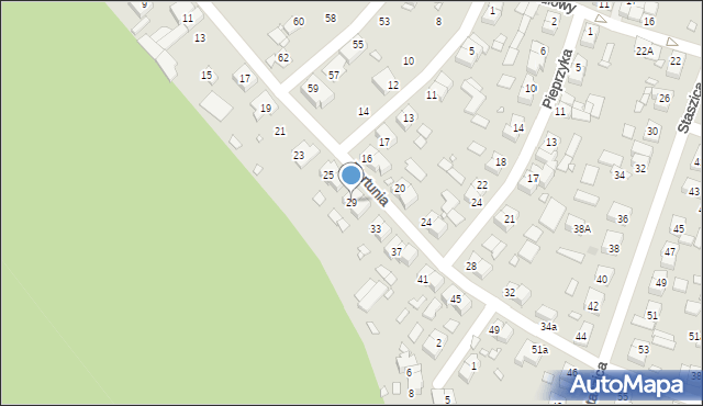 Swarzędz, Tortunia, 29, mapa Swarzędz