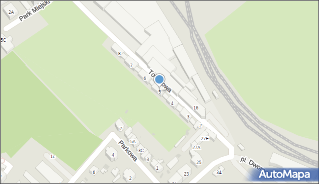Świebodzice, Towarowa, 5, mapa Świebodzice