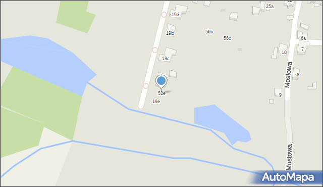 Szczecin, Topolowa, 52e, mapa Szczecina