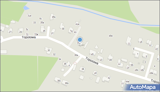 Szczecin, Topolowa, 7, mapa Szczecina