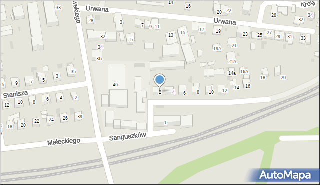 Tarnów, Torowa, 2, mapa Tarnów