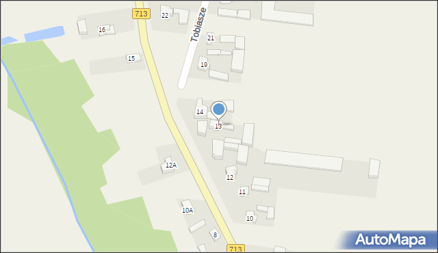 Tobiasze, Tobiasze, 13, mapa Tobiasze