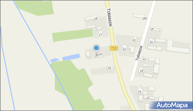 Tobiasze, Tobiasze, 16, mapa Tobiasze