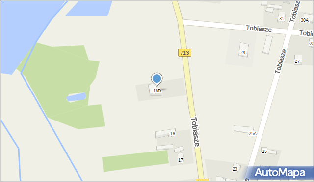 Tobiasze, Tobiasze, 18D, mapa Tobiasze
