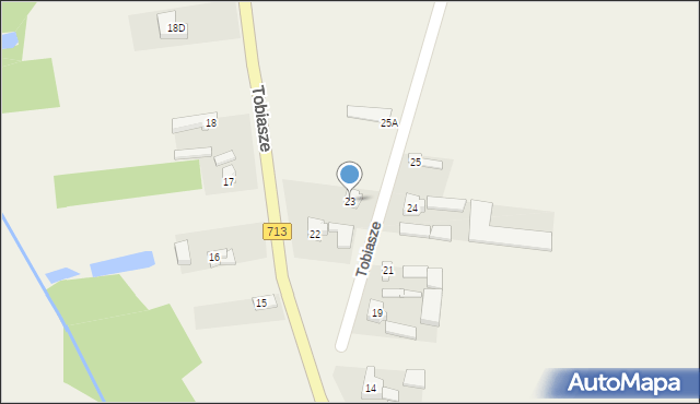 Tobiasze, Tobiasze, 23, mapa Tobiasze