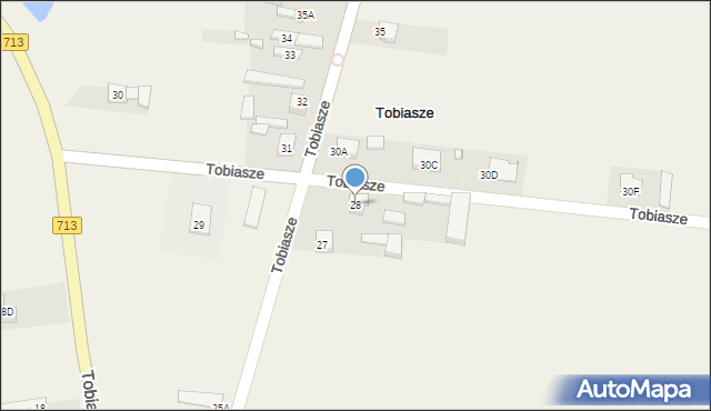 Tobiasze, Tobiasze, 28, mapa Tobiasze