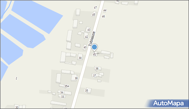 Tobiasze, Tobiasze, 41, mapa Tobiasze
