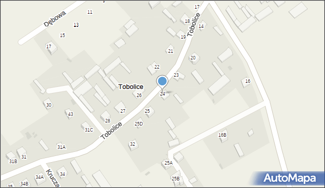 Tobolice, Tobolice, 24, mapa Tobolice