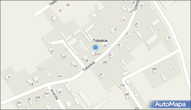 Tobolice, Tobolice, 27, mapa Tobolice