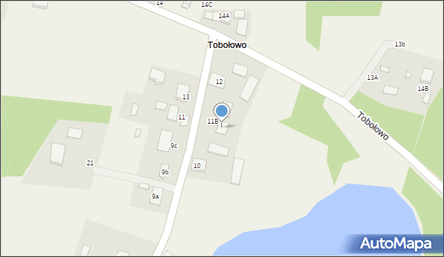 Tobołowo, Tobołowo, 11c, mapa Tobołowo