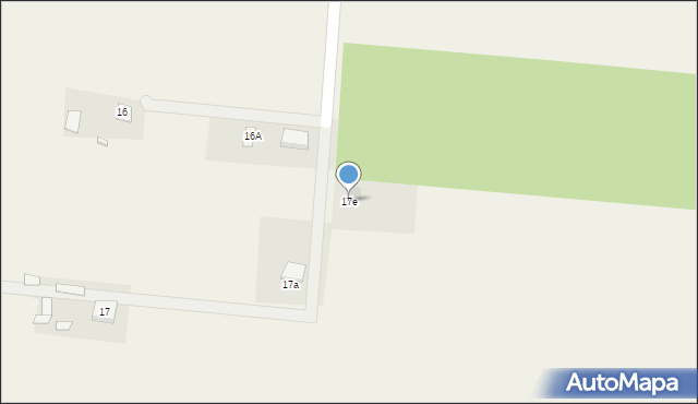 Tobołowo, Tobołowo, 17e, mapa Tobołowo