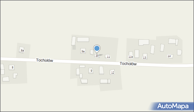 Tochołów, Tochołów, 10, mapa Tochołów