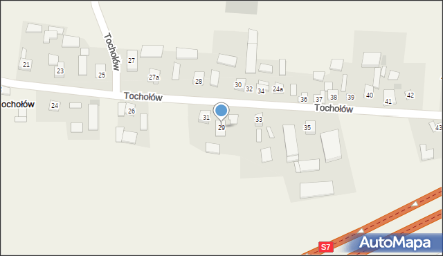 Tochołów, Tochołów, 29, mapa Tochołów