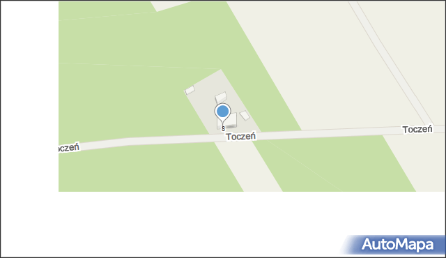 Toczeń, Toczeń, 8, mapa Toczeń