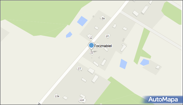 Tocznabiel, Tocznabiel, 11, mapa Tocznabiel