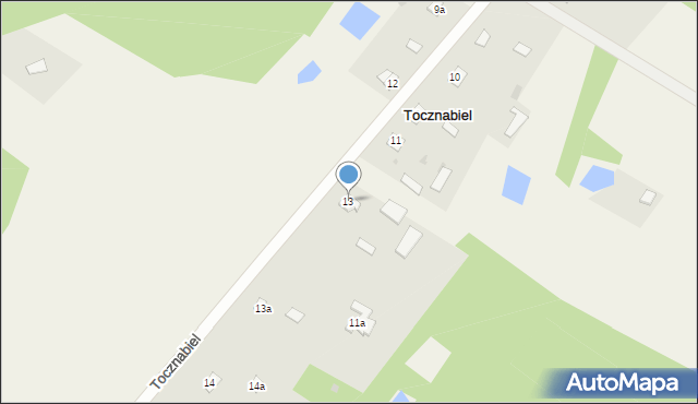 Tocznabiel, Tocznabiel, 13, mapa Tocznabiel