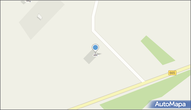 Toczyłowo, Toczyłowo, 44c, mapa Toczyłowo