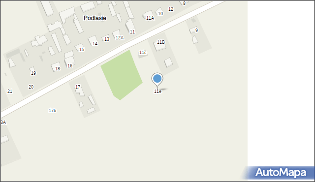 Toczyska, Toczyska, 11e, mapa Toczyska