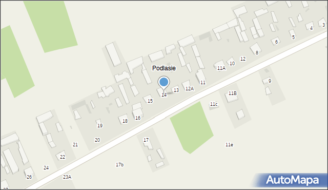 Toczyska, Toczyska, 14, mapa Toczyska