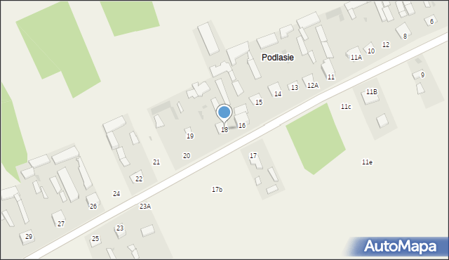 Toczyska, Toczyska, 18, mapa Toczyska