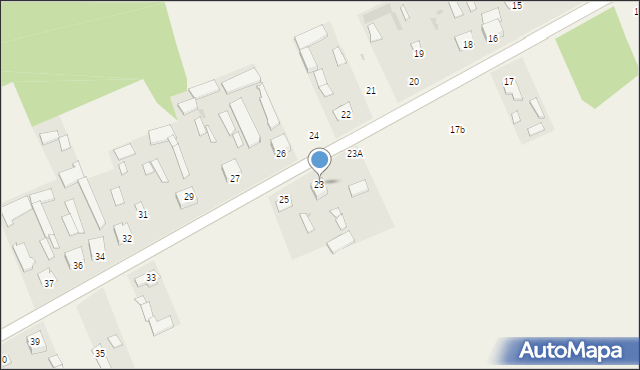 Toczyska, Toczyska, 23, mapa Toczyska