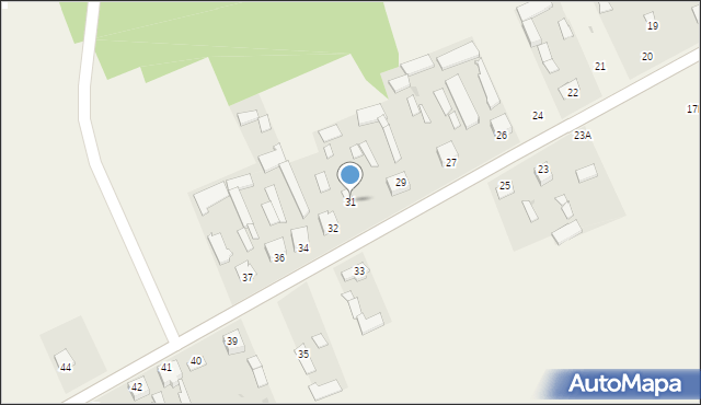 Toczyska, Toczyska, 31, mapa Toczyska