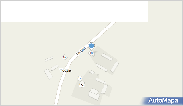 Todzia, Todzia, 18, mapa Todzia