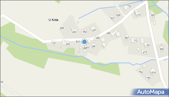 Tokarnia, Tokarnia, 165, mapa Tokarnia