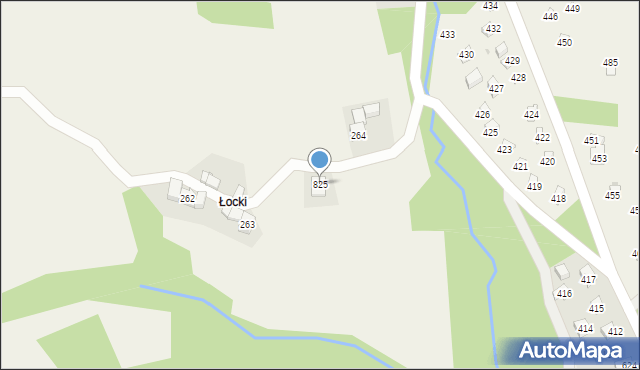 Tokarnia, Tokarnia, 825, mapa Tokarnia