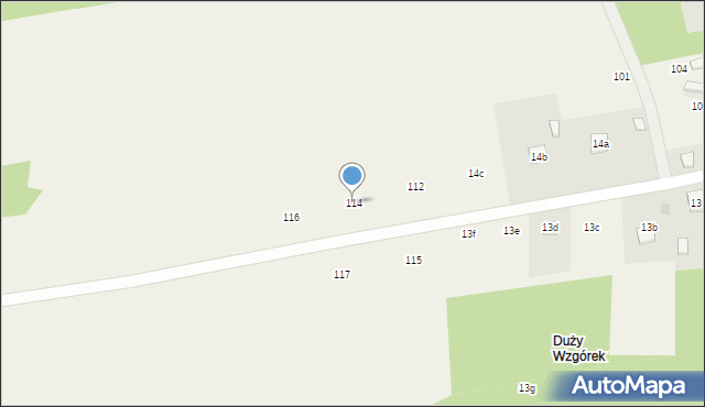 Tokary, Tokary, 114, mapa Tokary