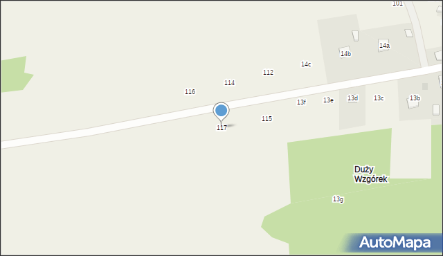 Tokary, Tokary, 117, mapa Tokary
