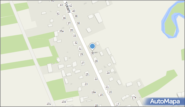 Tokary, Tokary, 30, mapa Tokary
