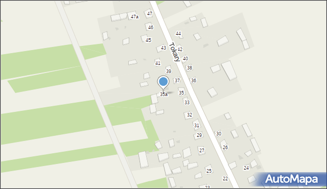 Tokary, Tokary, 35a, mapa Tokary