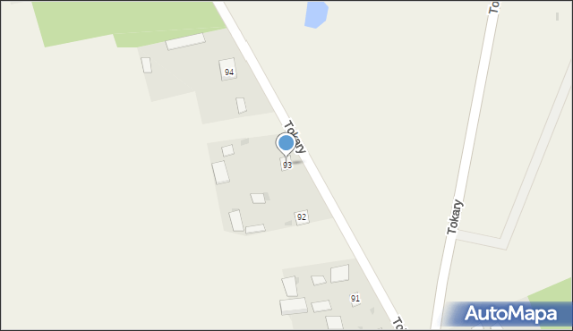 Tokary, Tokary, 93, mapa Tokary