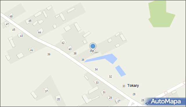 Tokary, Tokary, 36B, mapa Tokary