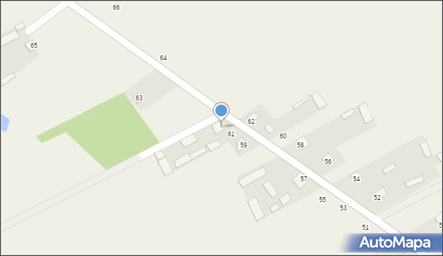 Tokary, Tokary, 61A, mapa Tokary