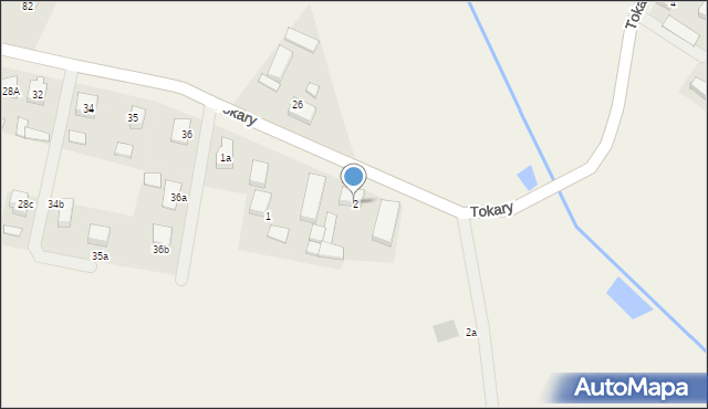 Tokary, Tokary, 2, mapa Tokary