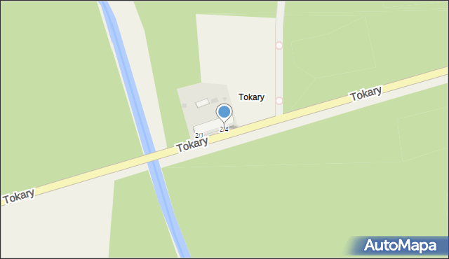 Tokary, Tokary, 2/4, mapa Tokary