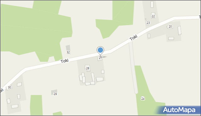 Toki, Toki, 27, mapa Toki