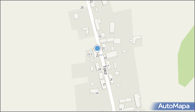 Tolcz, Tolcz, 21, mapa Tolcz