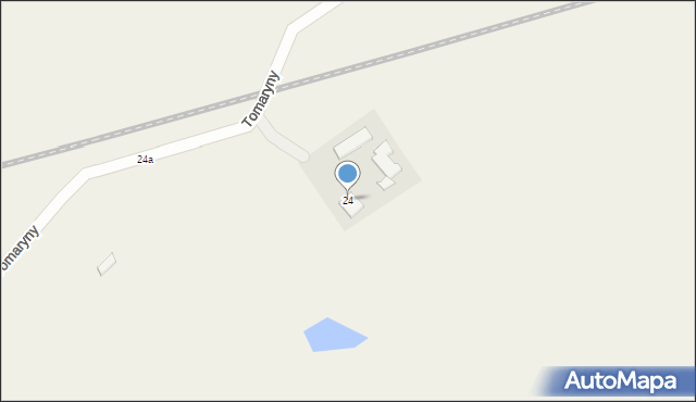 Tomaryny, Tomaryny, 24, mapa Tomaryny