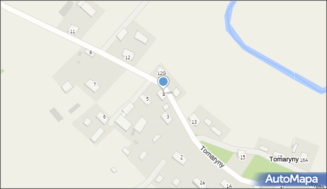 Tomaryny, Tomaryny, 4, mapa Tomaryny