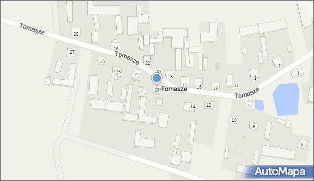 Tomasze, Tomasze, 19, mapa Tomasze